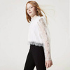 TWINSET Girls white lace blouse