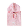 PICCI Nene Baby embroidered hooded poncho 0-2 years pink