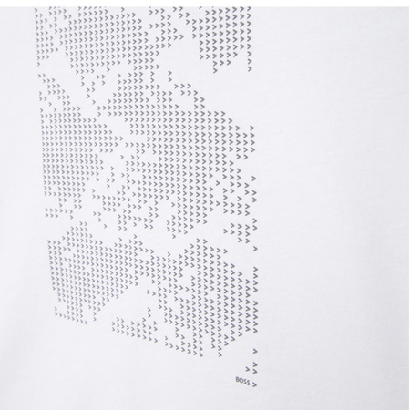 BOSS KIDS T-shirt chłopięcy z krótkim rękawem biały