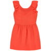 CARREMENT BEAU Sukienka dla dziewczynki na ramiączkach pomarańczowa