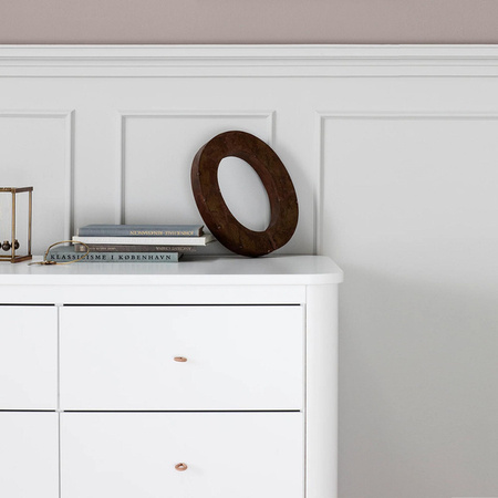 OLIVER FURNITURE WOOD Komoda dziecięca z trzema szufladami white