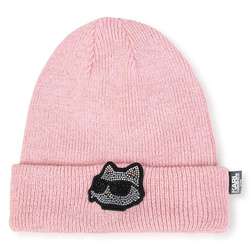 KARL LAGERFELD Kids Girls pink choupette cat Hat