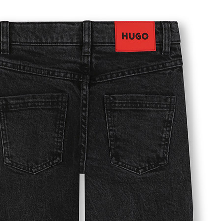 HUGO Jeansy dziecięce, black