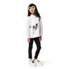 THE MARC JACOBS Girls IT BAG hooded sweatshirt, white