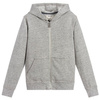ZADIG & VOLTAIRE Grey Hooded Zip-Up Top