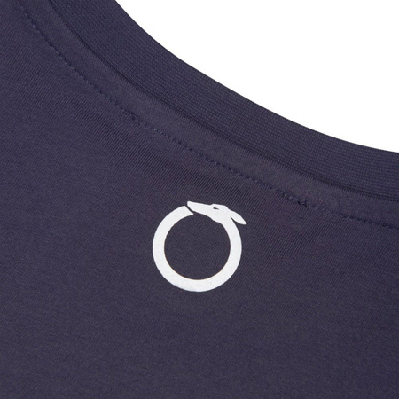 TRUSSARDI T-shirt dziecięcy dla chłopca z kieszonką granatowy