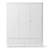 OLIVER FURNITURE Szafa dziecięca trzydrzwiowa WOOD biała