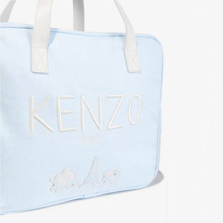 KENZO Kids Baby girls changing bad in pale blue