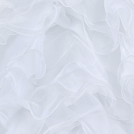 SARAH LOUISE Sukienka dla dziewczynki długa z falbanami biała