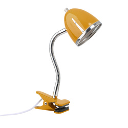LIFETIME Kidsrooms Lampa dziecięca z klipsem, brązowa
