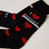 TWINSET Skarpety dziecięce czarne z nadrukiem serc