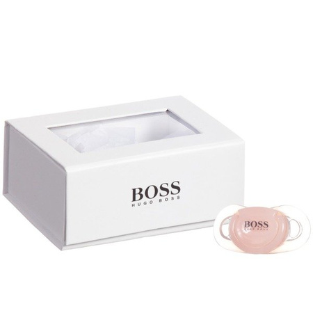 BOSS Kids Smoczek różowy