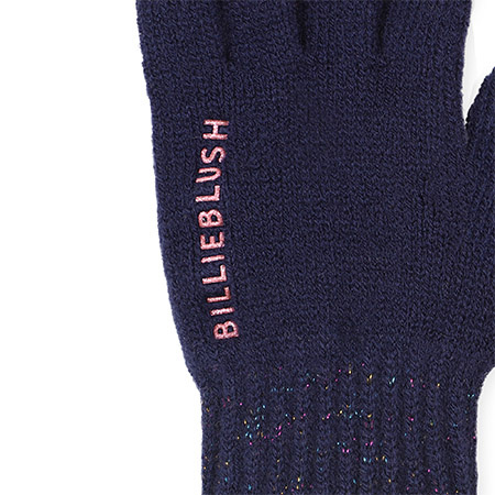 BILLIEBLUSH Girls' Navy Blue Gloves