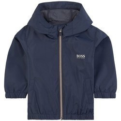 BOSS KIDS Baby boys hooded jacket navy