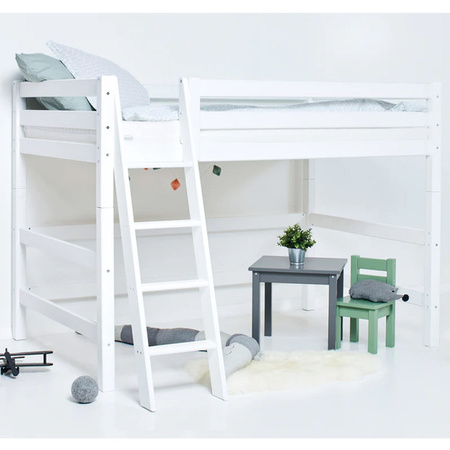 Hoppekids ECO Luxury high sleeper bed with sloping ladder 120x200 cm