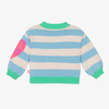 Billieblush Baby girl pink and blue stripe cardigan