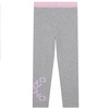 KENZO Kids Leginsy dziewczęce szare z logo