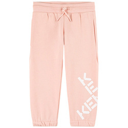 KENZO Kids Girls logo sweatpants in pink