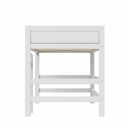 LIFETIME Kidsrooms High Sleeper Bed 152 with Ladder 120x200 cm, white