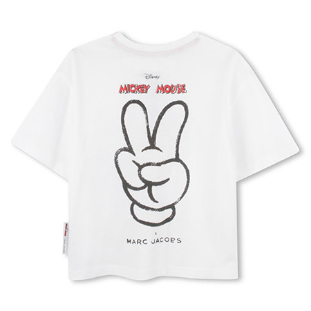 THE MARC JACOBS T-shirt dziecięcy z krótkim rękawem Mickey Mouse, biały