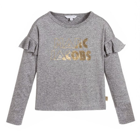 LITTLE MARC JACOBS T-shirt dziewczęcy z długim rękawem