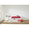 LIFETIME Kidsrooms Breeze Łóżko dziecięce z półkami i szufladą 90x200 cm, białe