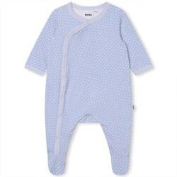 BOSS Kids Baby boys organic cotton babygrow