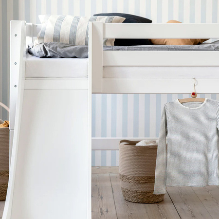 Hoppekids ECO Luxury Low bunk bed with slide and vertical ladder 90x200