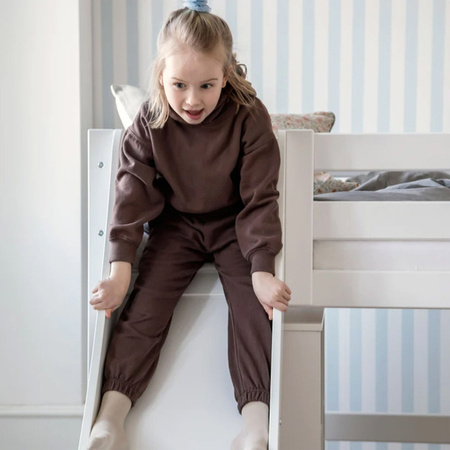 Hoppekids ECO Luxury Low bunk bed with slide and vertical ladder 90x200