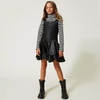 TWINSET Girls striped turtleneck jumper