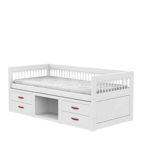 LIFETIME Kidsrooms Breeze Kid's Cabin bed with drawers and storage