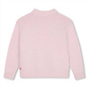 BILLIEBLUSH Pink girls' sweater with diamond appliqué