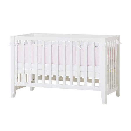 HOPPEKIDS Ochraniacz do łóżeczka dziecięcego 60x120 w czerwone pasy