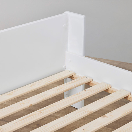  HOPPEKIDS Łóżko młodzieżowe białe 90x200 cm