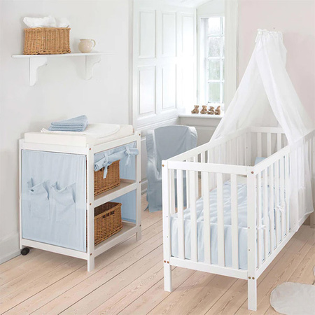 Hoppekids IDA-MARIE curtain for changing table, blue