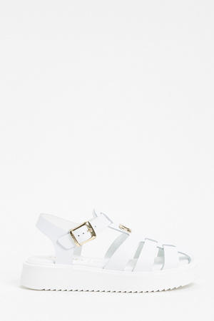 TWINSET Girls sandals in optical white 