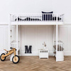  OLIVER FURNITURE Ліжко-горище Wood Original Loft, 90x200 см, білий колір