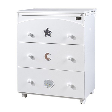 PICCI Smile Komoda z 3 szufladami i wanienką 