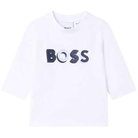 BOSS Kids Dres niemowlęcy dla chłopca trzy-częściowy błękitny