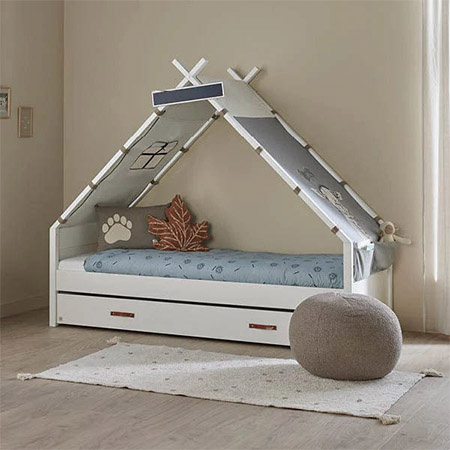 LIFETIME Kidsrooms Cool Kids Tipi Bed 66 cm - Jungle