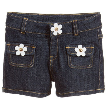 LITTLE MARC JACOBS Spodenki dziewczęce dżinsowe