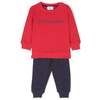 TRUSSARDI Boys red and navy tracksuit