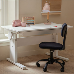 LIFETIME Kidsrooms Biurko dziecięce z regulacją wysokości, białe