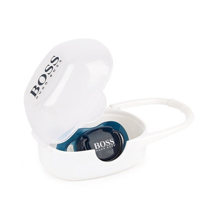 BOSS Kids Pacifier with Clip Set