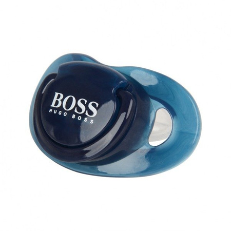 BOSS Kids Smoczek niebieski