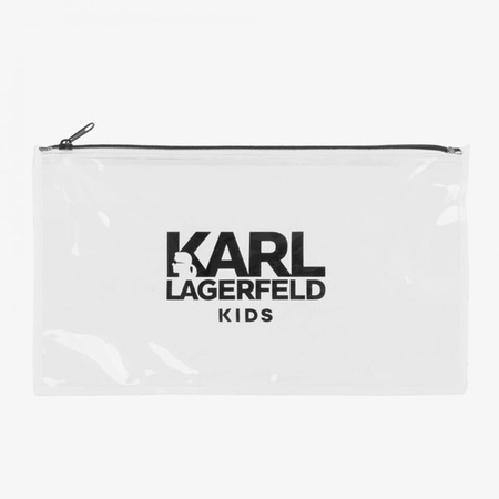 KARL LAGERFELD Kids Black and white swimsuit