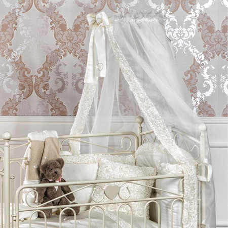 PICCI FLORA Baldachim do łóżeczka dziecięcego