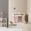  OLIVER FURNITURE Kurtyna do łóżka dziecięcego Wood Mini + Low Loft Bed róż