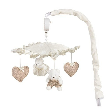 PICCI AMELIE Karuzela z pozytywką z serduszkami i misiami