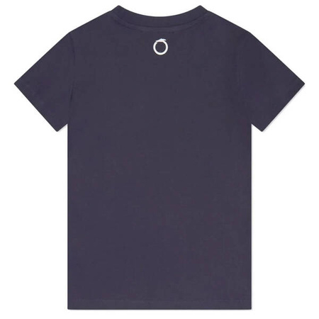 TRUSSARDI T-shirt dziecięcy dla chłopca z kieszonką granatowy